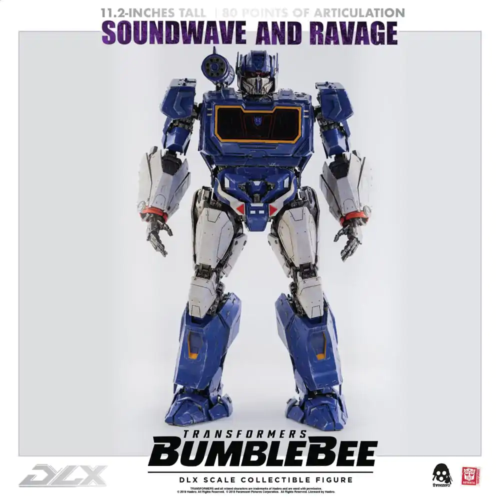 Transformers Bumblebee DLX 1/6 Soundwave &amp; Ravage 2 db-os akciófigura csomag 28 cm termékfotó