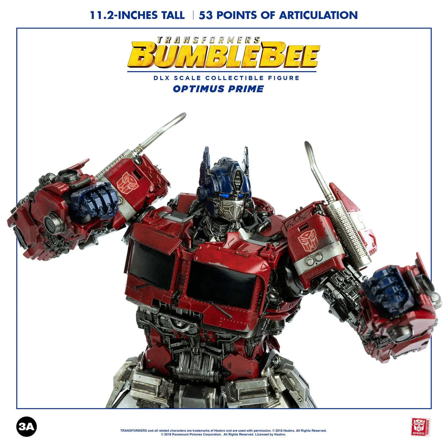 Transformers Bumblebee DLX akciófigura 1/6 Optimus Prime 28 cm termékfotó