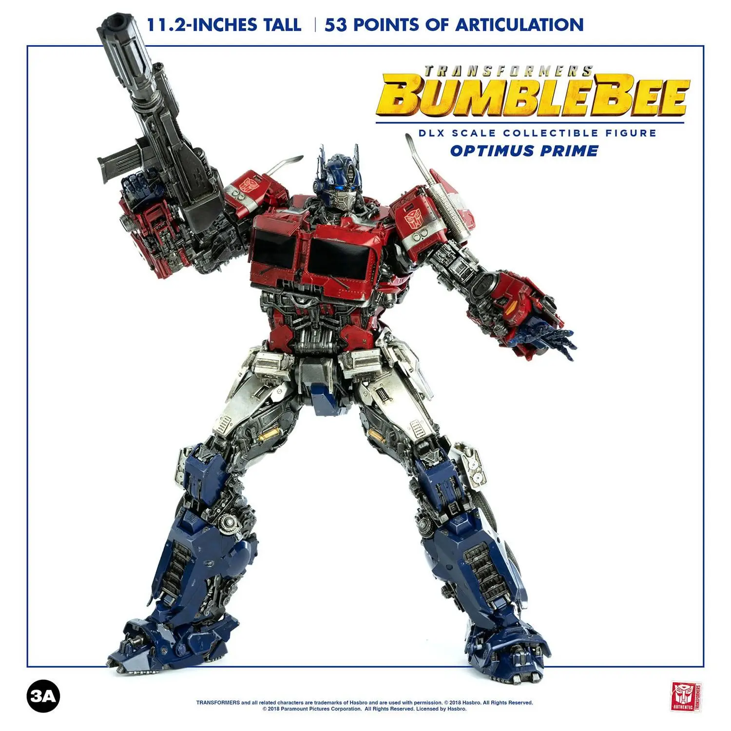 Transformers Bumblebee DLX akciófigura 1/6 Optimus Prime 28 cm termékfotó
