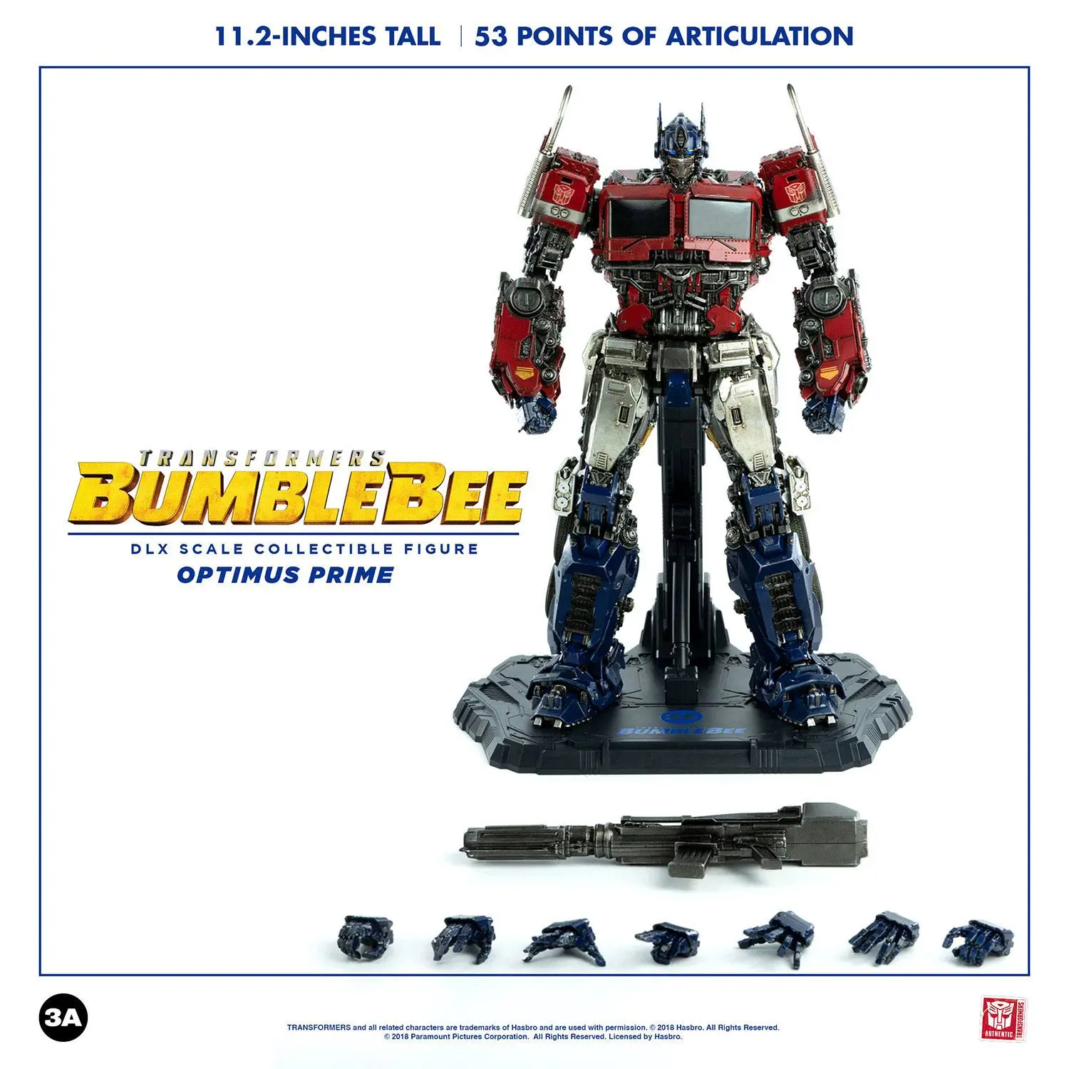 Transformers Bumblebee DLX akciófigura 1/6 Optimus Prime 28 cm termékfotó