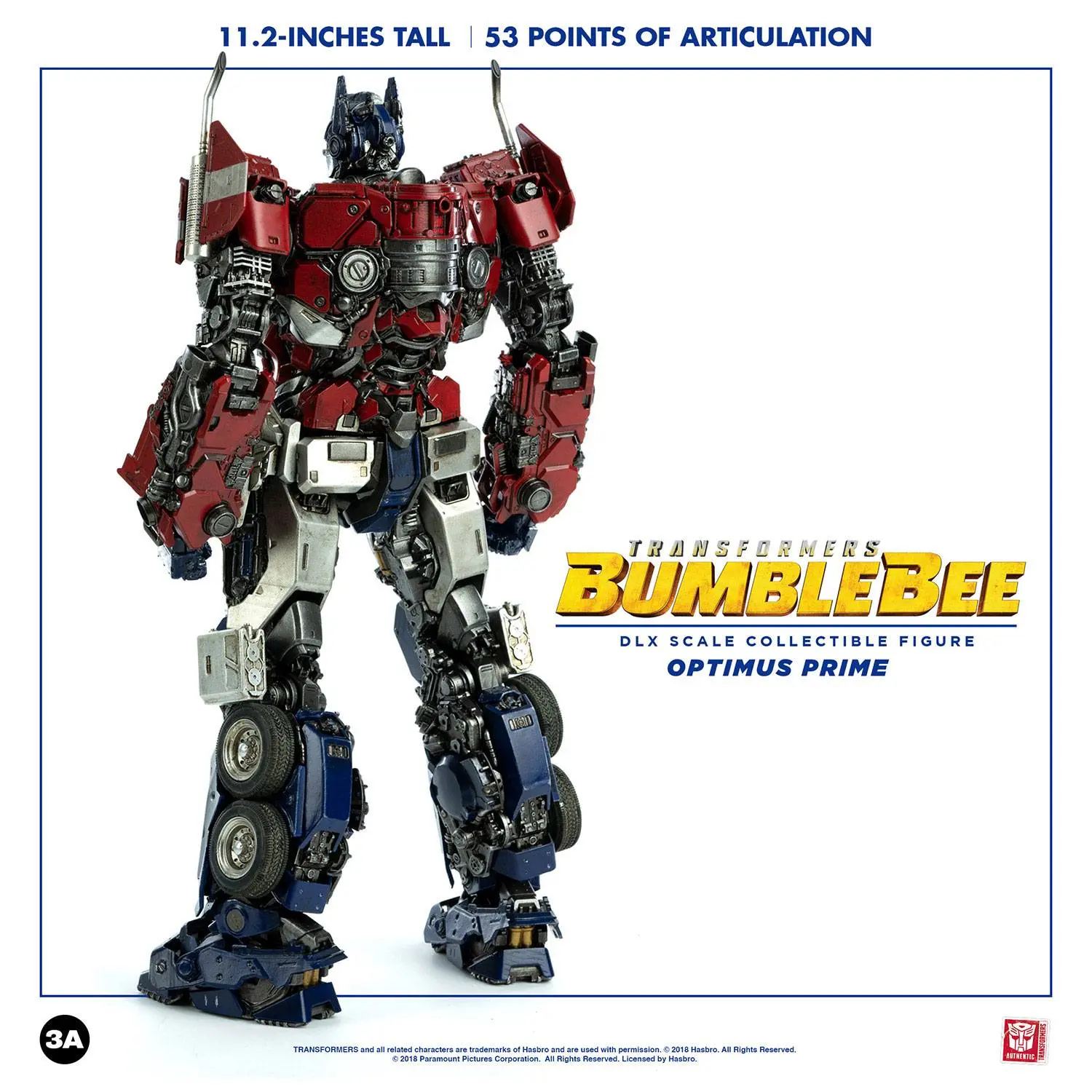 Transformers Bumblebee DLX akciófigura 1/6 Optimus Prime 28 cm termékfotó