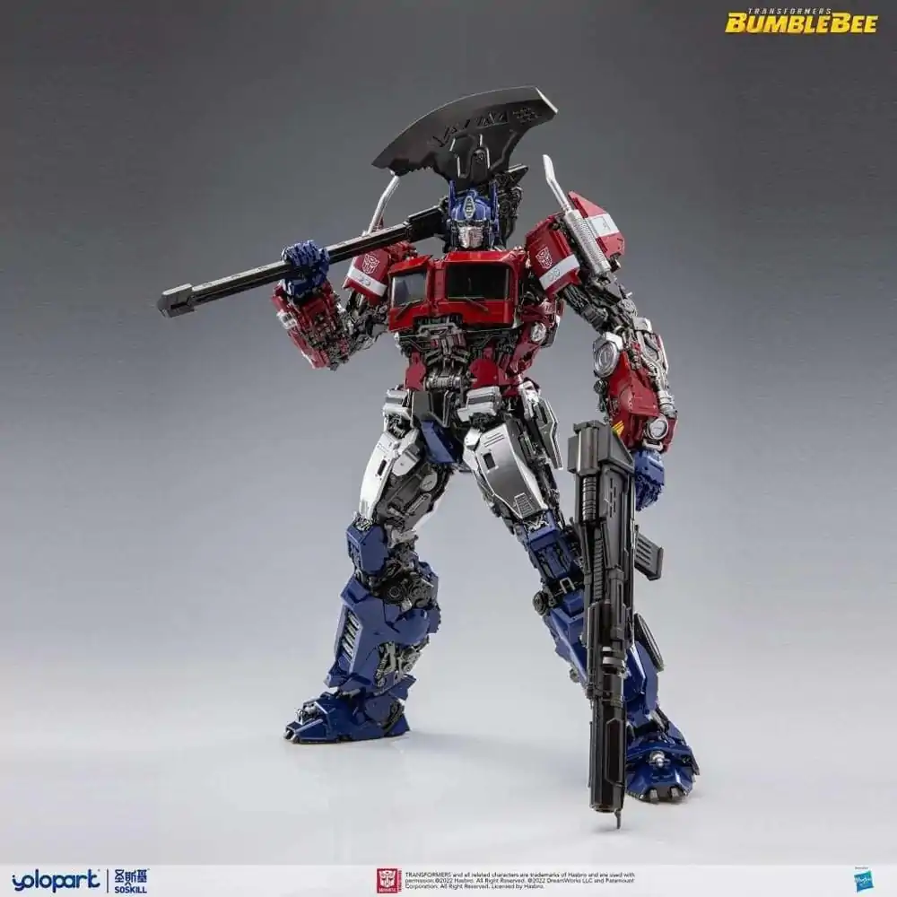 Transformers Bumblebee Earth mode Optimus Prime Műanyag modell készlet 30 cm termékfotó