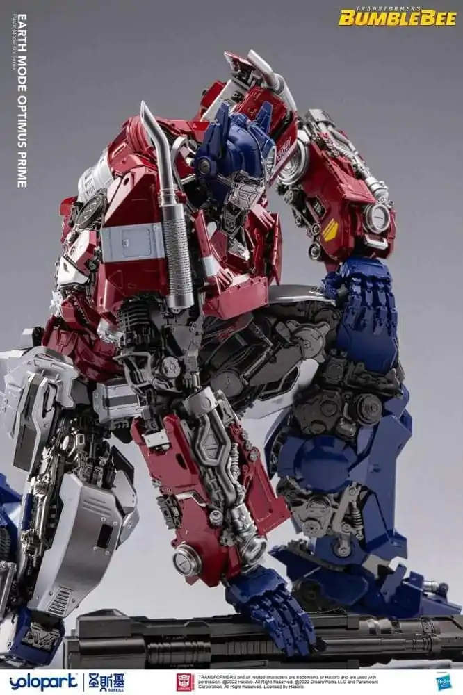 Transformers Bumblebee Earth mode Optimus Prime Műanyag modell készlet 30 cm termékfotó