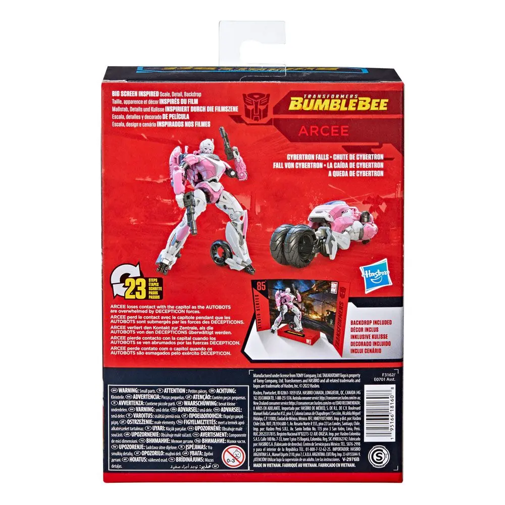 Transformers: Bumblebee Studio Series Deluxe Class 2022 Arcee akciófigura 11 cm termékfotó