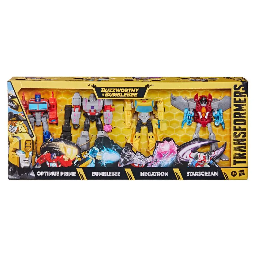 Transformers Buzzworthy Bumblebee 4 darabos akciófigura  csomag 14 cm termékfotó