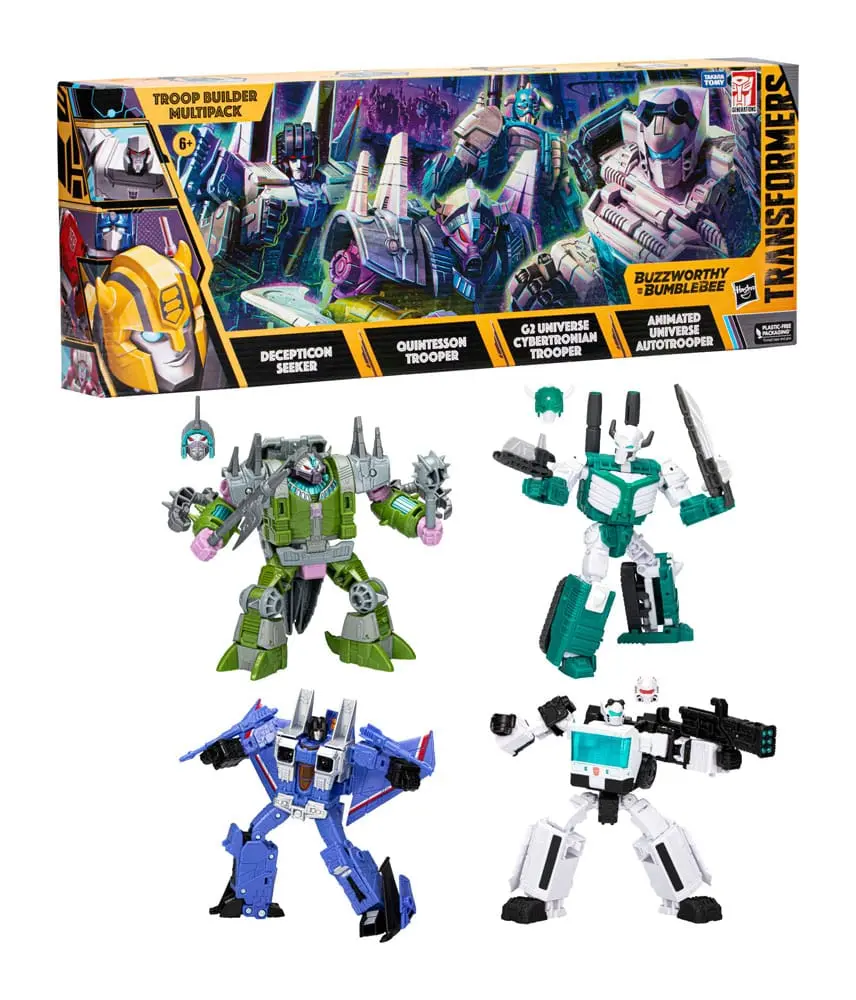 Transformers Buzzworthy Bumblebee 86-24BB Ironhide (Voyager Class) &amp; 86-20BB Prowl (Deluxe Class) 4 db-os akciófigura csomag termékfotó