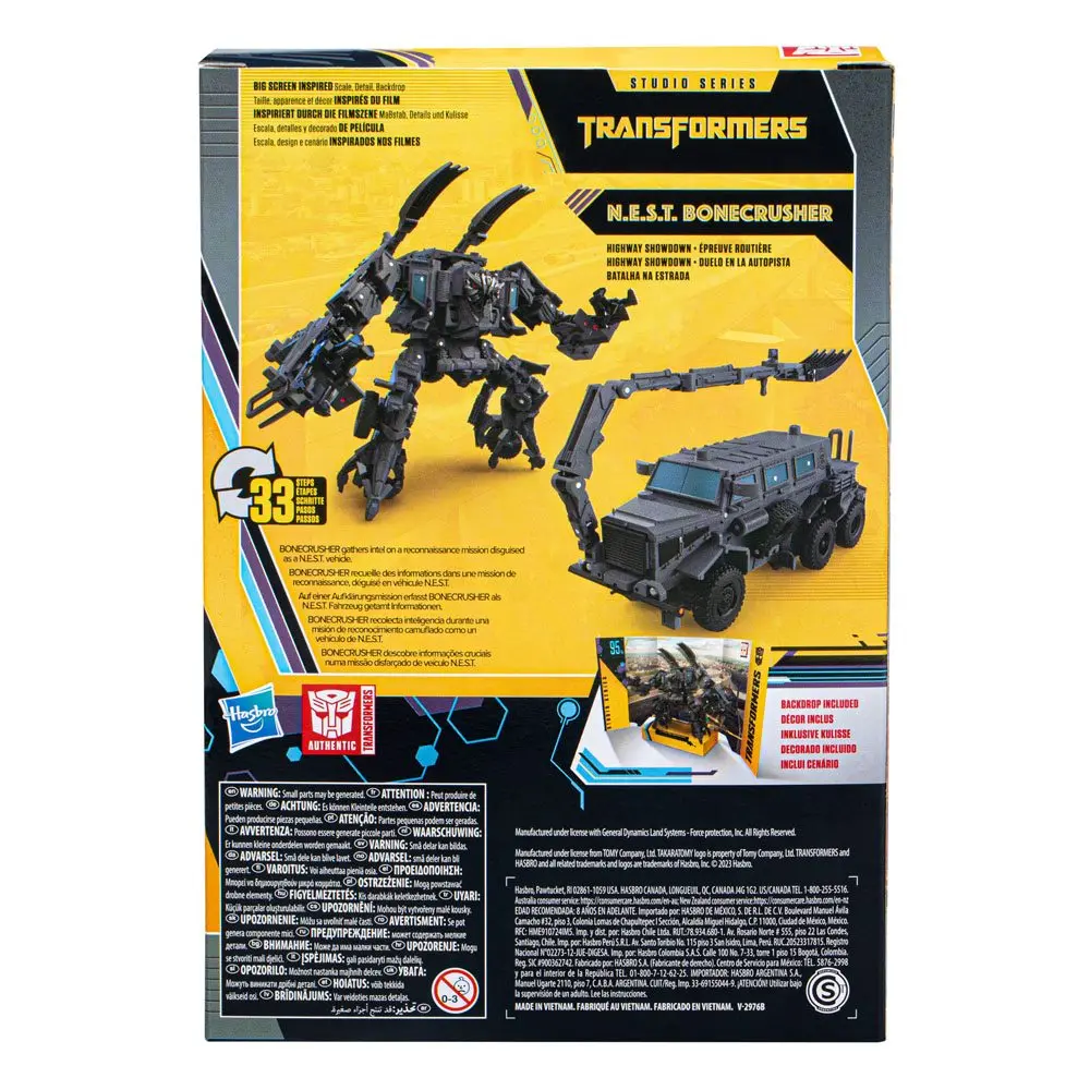 Transformers Buzzworthy Bumblebee Studio Series N.E.S.T. Bonecrusher akciófigura 16 cm termékfotó