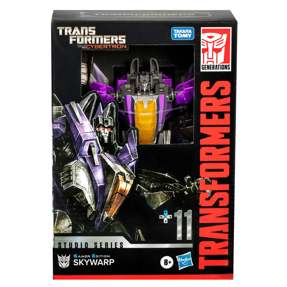 Transformers Cybertron Studio Series Gamer Edition Skywarp figura 16,5cm termékfotó