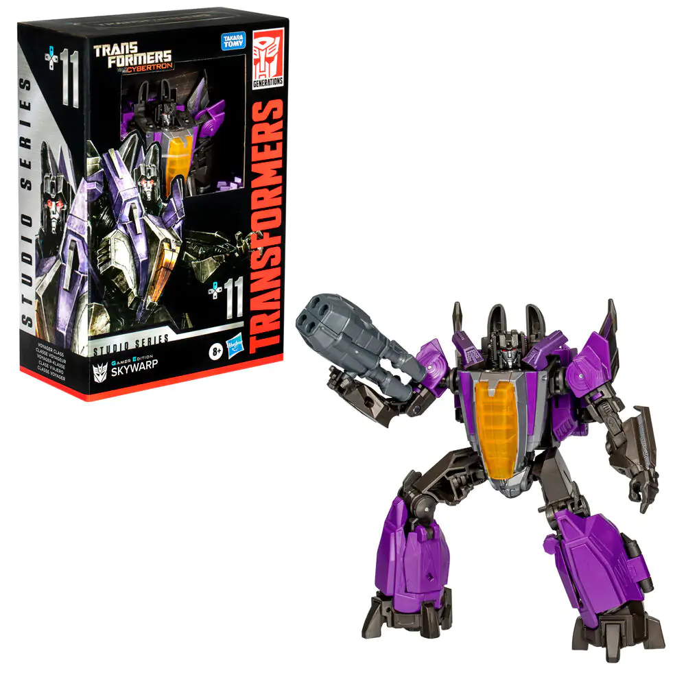 Transformers Cybertron Studio Series Gamer Edition Skywarp figura 16,5cm termékfotó