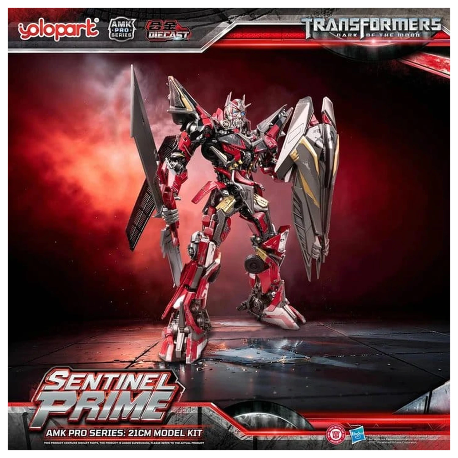 Transformers: Dark of the Moon AMK PRO Series Sentinel Prime Műanyag modell készlet 21 cm termékfotó