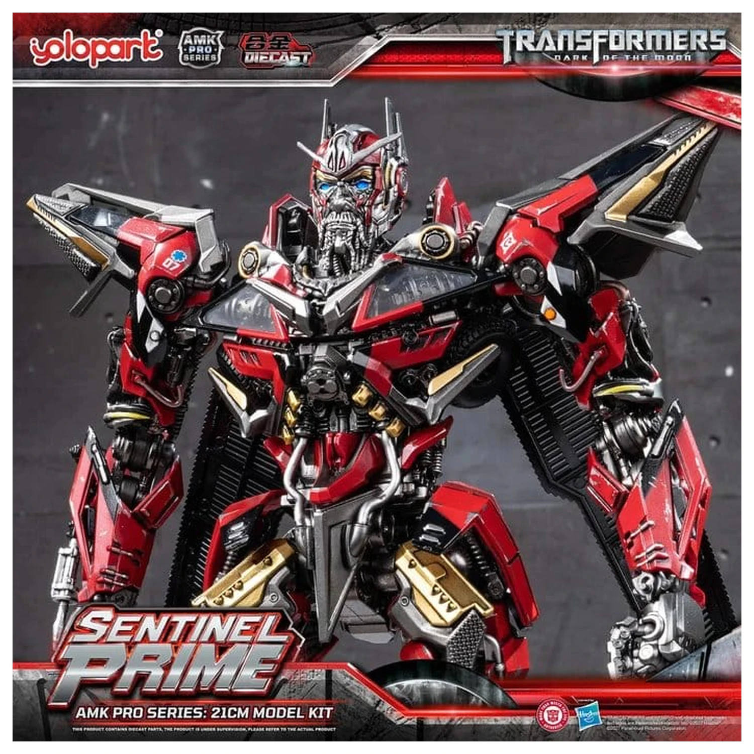 Transformers: Dark of the Moon AMK PRO Series Sentinel Prime Műanyag modell készlet 21 cm termékfotó