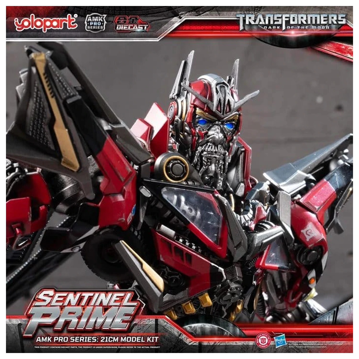 Transformers: Dark of the Moon AMK PRO Series Sentinel Prime Műanyag modell készlet 21 cm termékfotó