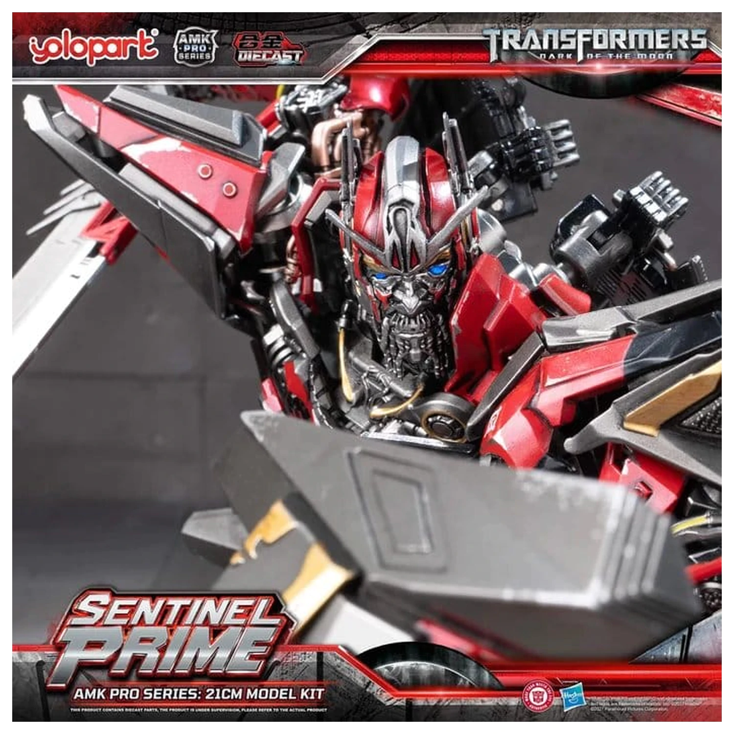 Transformers: Dark of the Moon AMK PRO Series Sentinel Prime Műanyag modell készlet 21 cm termékfotó