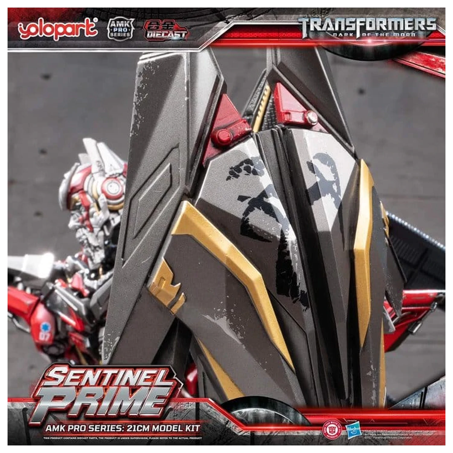 Transformers: Dark of the Moon AMK PRO Series Sentinel Prime Műanyag modell készlet 21 cm termékfotó