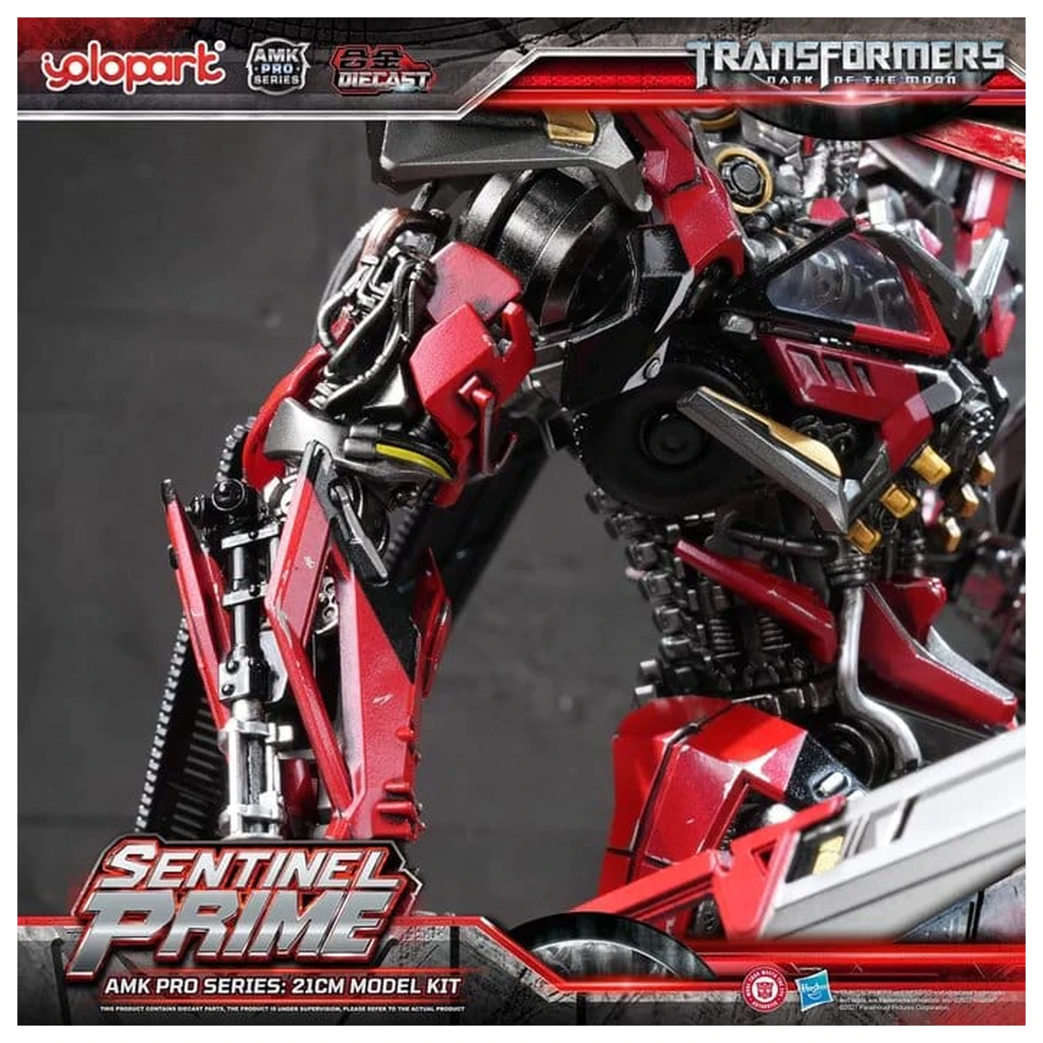 Transformers: Dark of the Moon AMK PRO Series Sentinel Prime Műanyag modell készlet 21 cm termékfotó