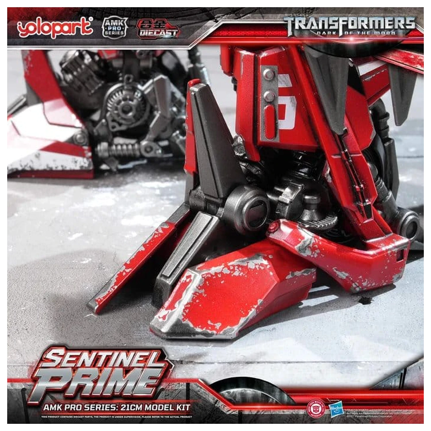 Transformers: Dark of the Moon AMK PRO Series Sentinel Prime Műanyag modell készlet 21 cm termékfotó