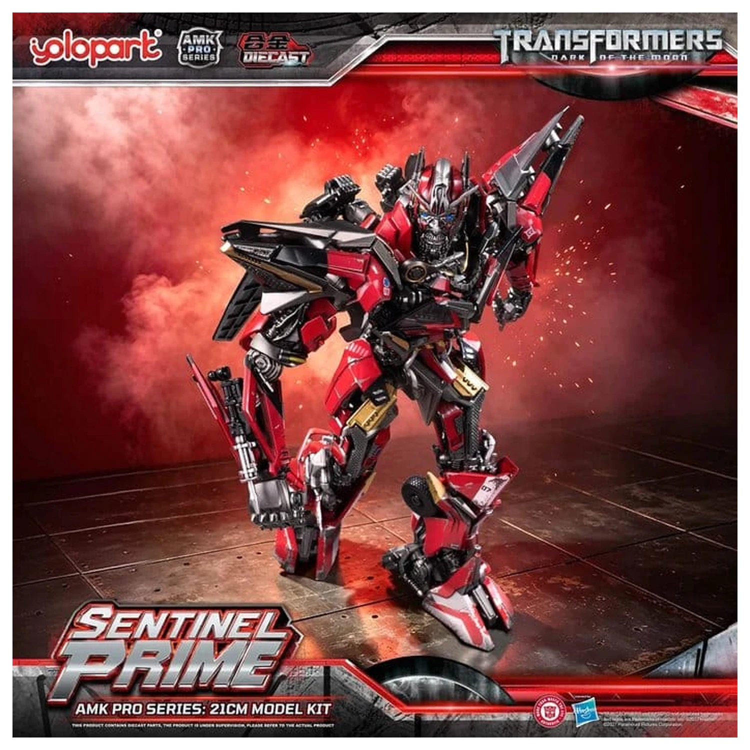 Transformers: Dark of the Moon AMK PRO Series Sentinel Prime Műanyag modell készlet 21 cm termékfotó