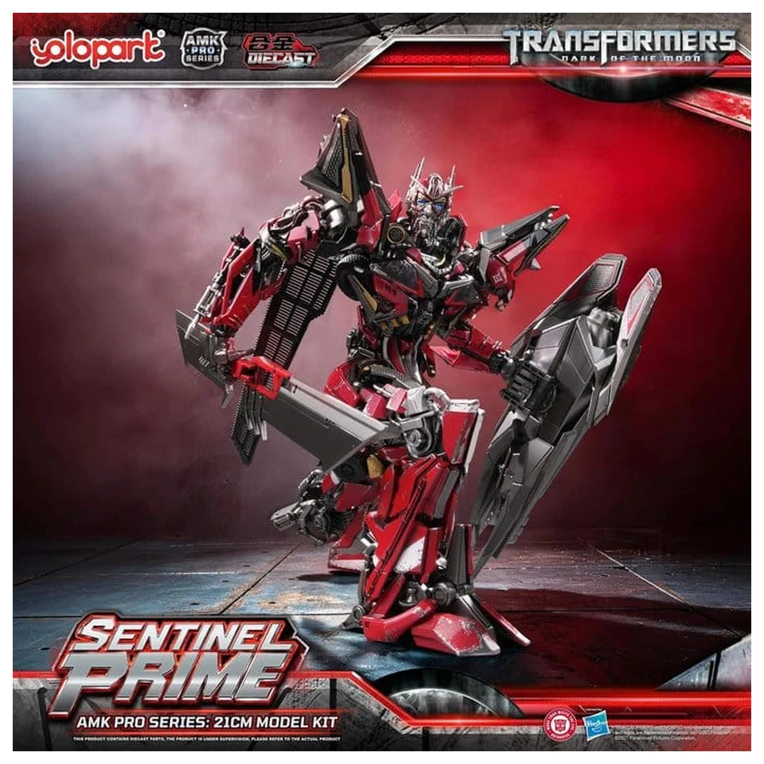 Transformers: Dark of the Moon AMK PRO Series Sentinel Prime Műanyag modell készlet 21 cm termékfotó