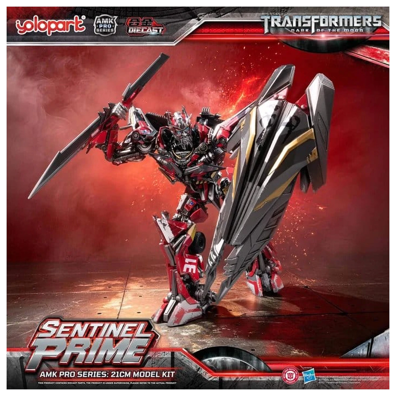 Transformers: Dark of the Moon AMK PRO Series Sentinel Prime Műanyag modell készlet 21 cm termékfotó