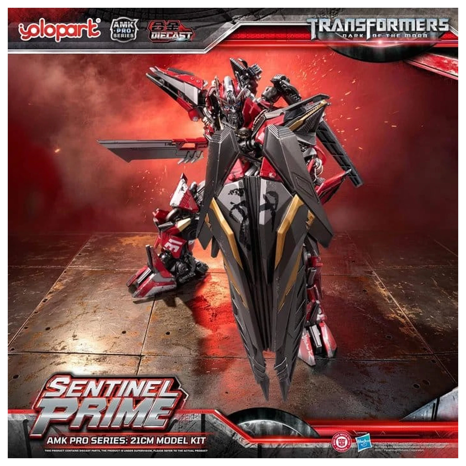 Transformers: Dark of the Moon AMK PRO Series Sentinel Prime Műanyag modell készlet 21 cm termékfotó