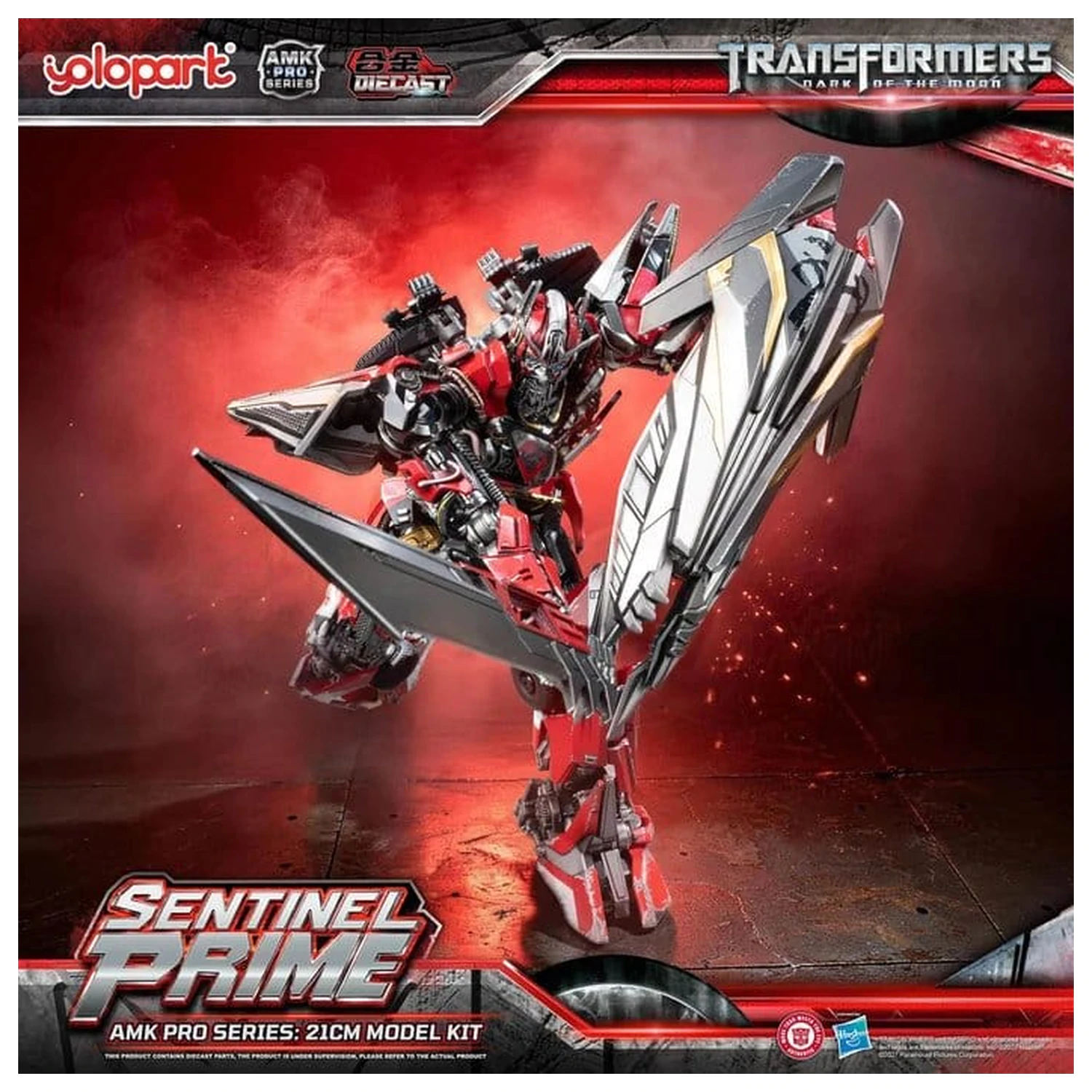 Transformers: Dark of the Moon AMK PRO Series Sentinel Prime Műanyag modell készlet 21 cm termékfotó