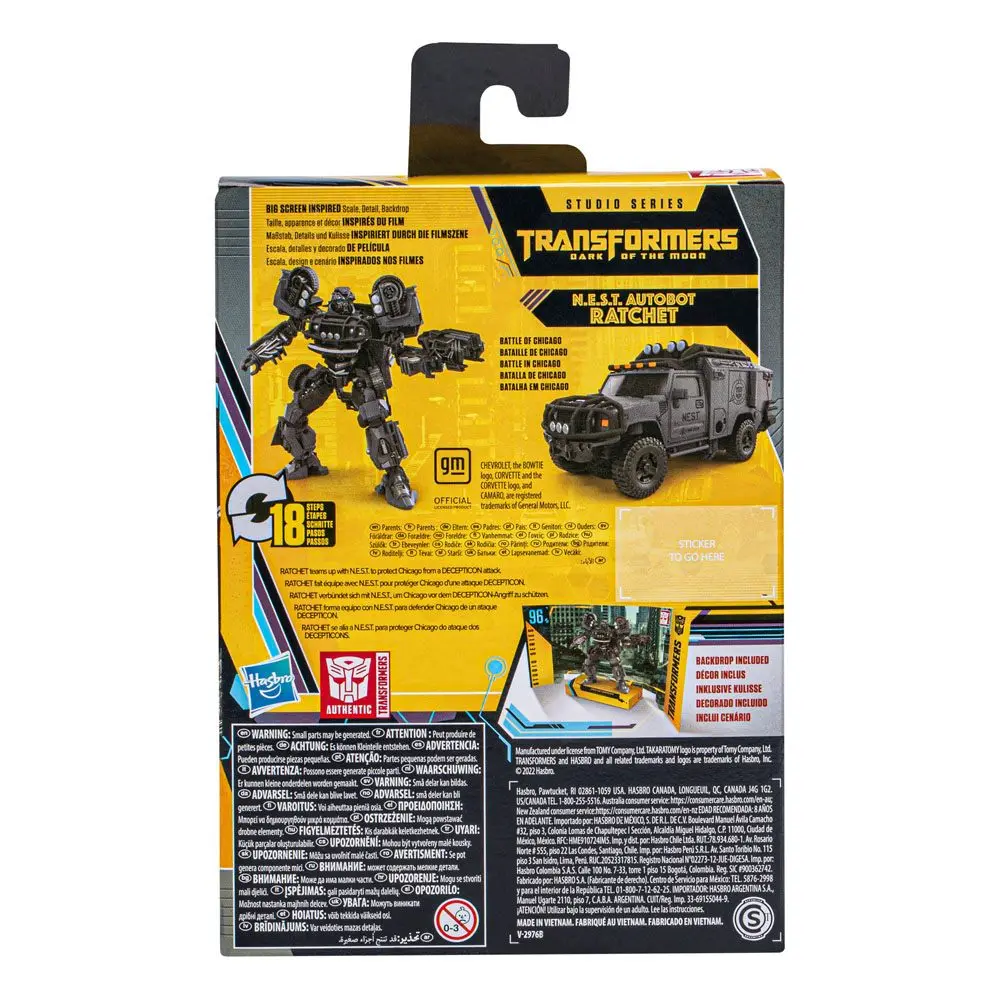 Transformers: Dark of the Moon Buzzworthy Bumblebee Studio Series N.E.S.T. Autobot Ratchet akciófigura 11 cm termékfotó
