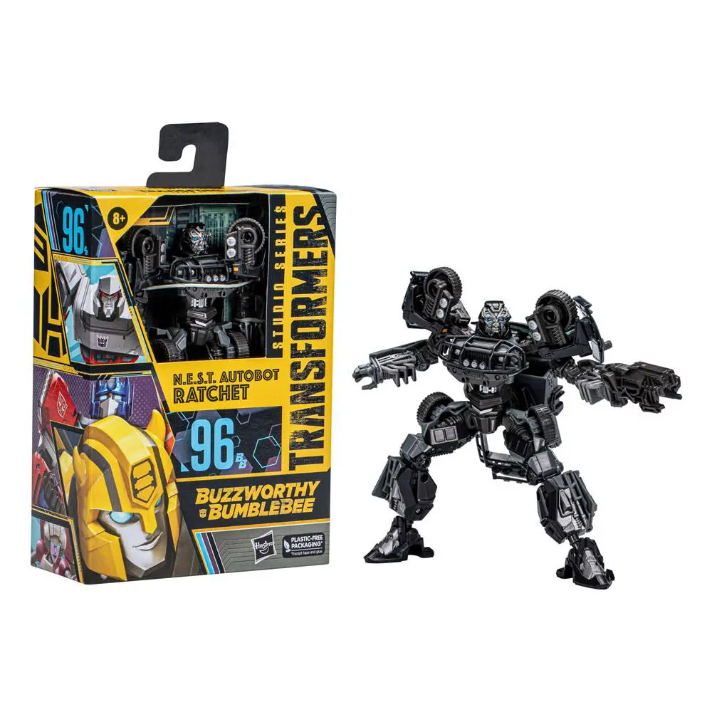 Transformers: Dark of the Moon Buzzworthy Bumblebee Studio Series N.E.S.T. Autobot Ratchet akciófigura 11 cm termékfotó