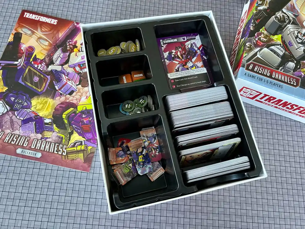 Transformers Deck-Building A Rising Darkness angol nyelvű kártyajáték termékfotó
