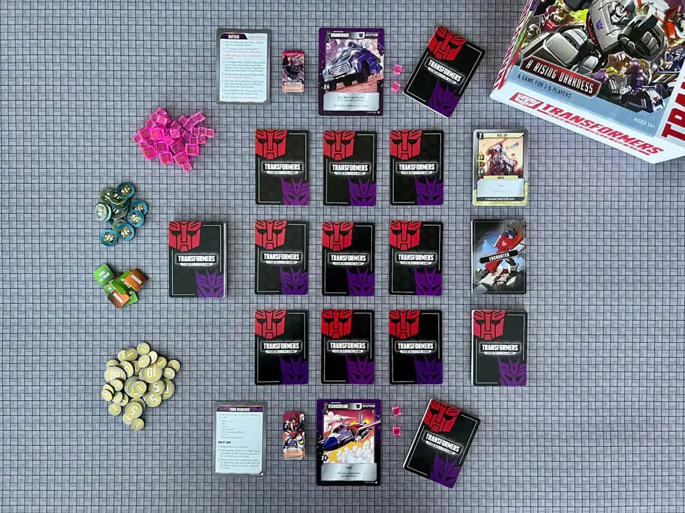 Transformers Deck-Building A Rising Darkness angol nyelvű kártyajáték termékfotó