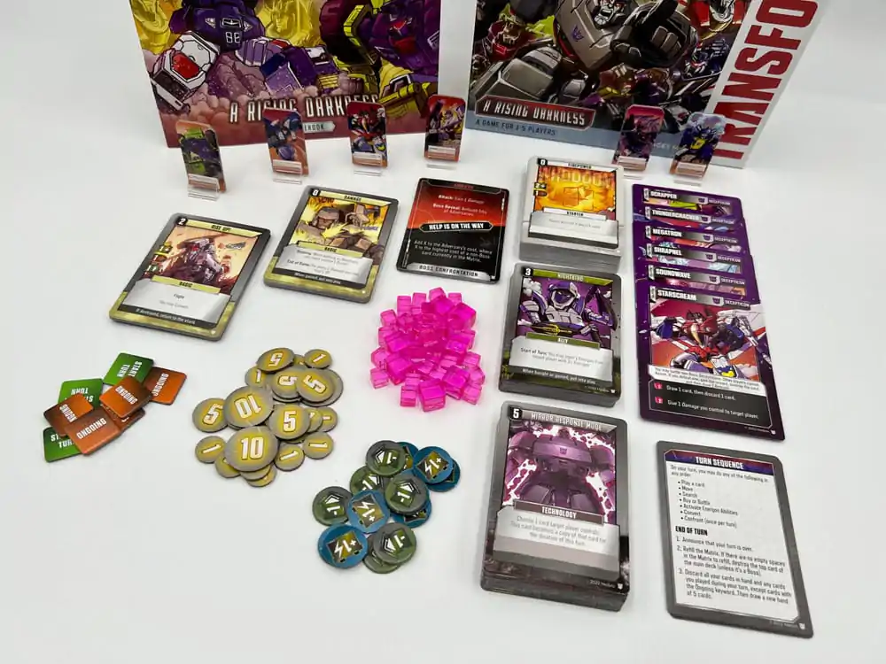 Transformers Deck-Building A Rising Darkness angol nyelvű kártyajáték termékfotó
