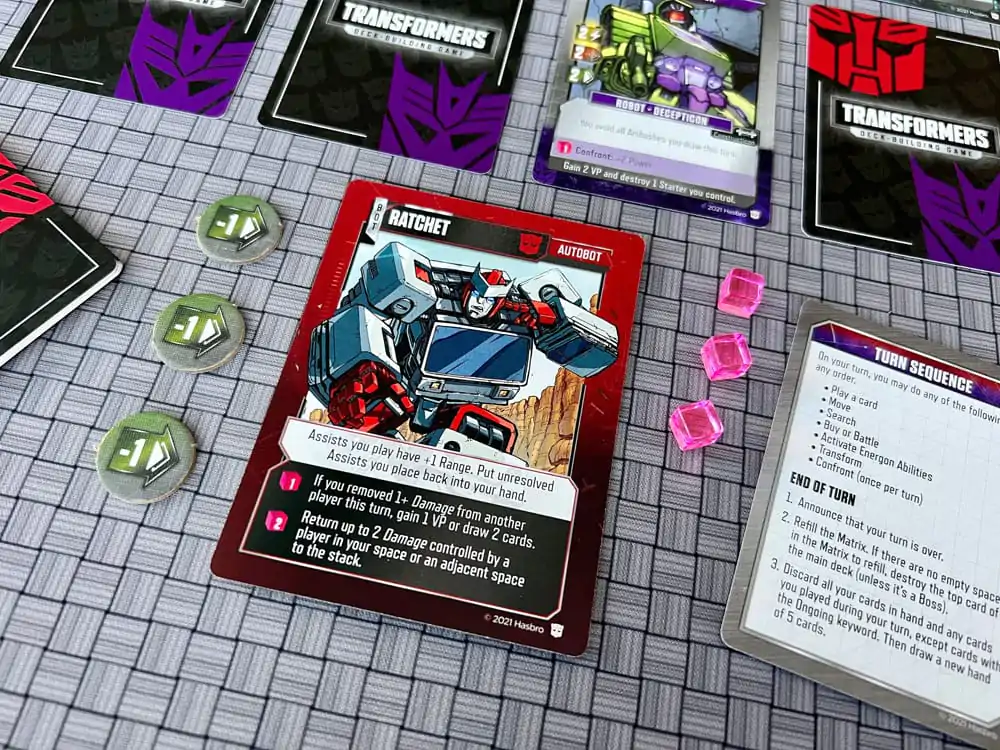 Transformers kártyajáték pakliépítő *angol verzió* termékfotó