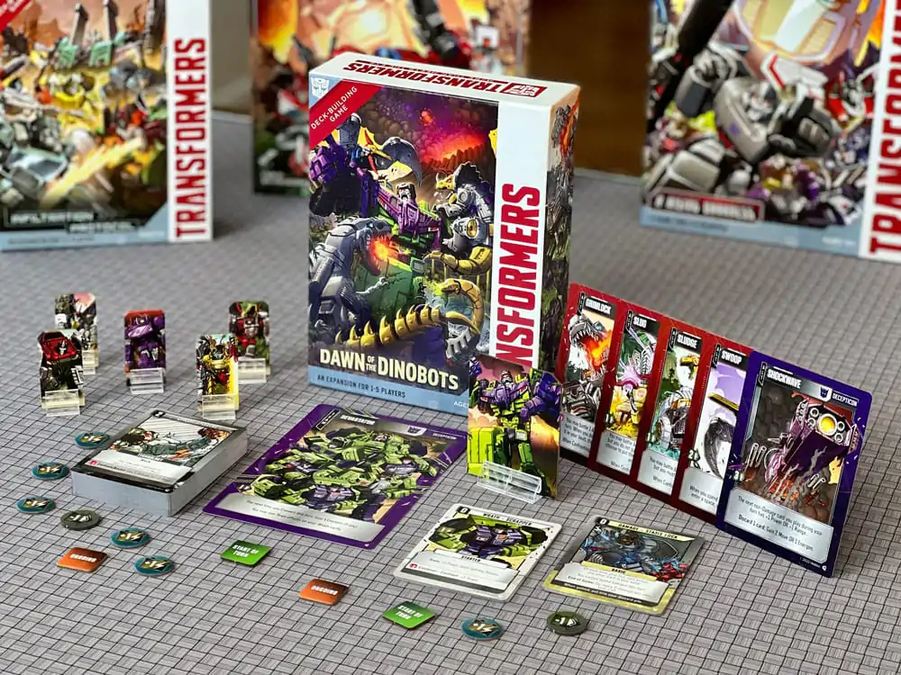 Transformers kártyajáték Deck-Building Dawn of the Dinobots Expansion *angol verzió* termékfotó