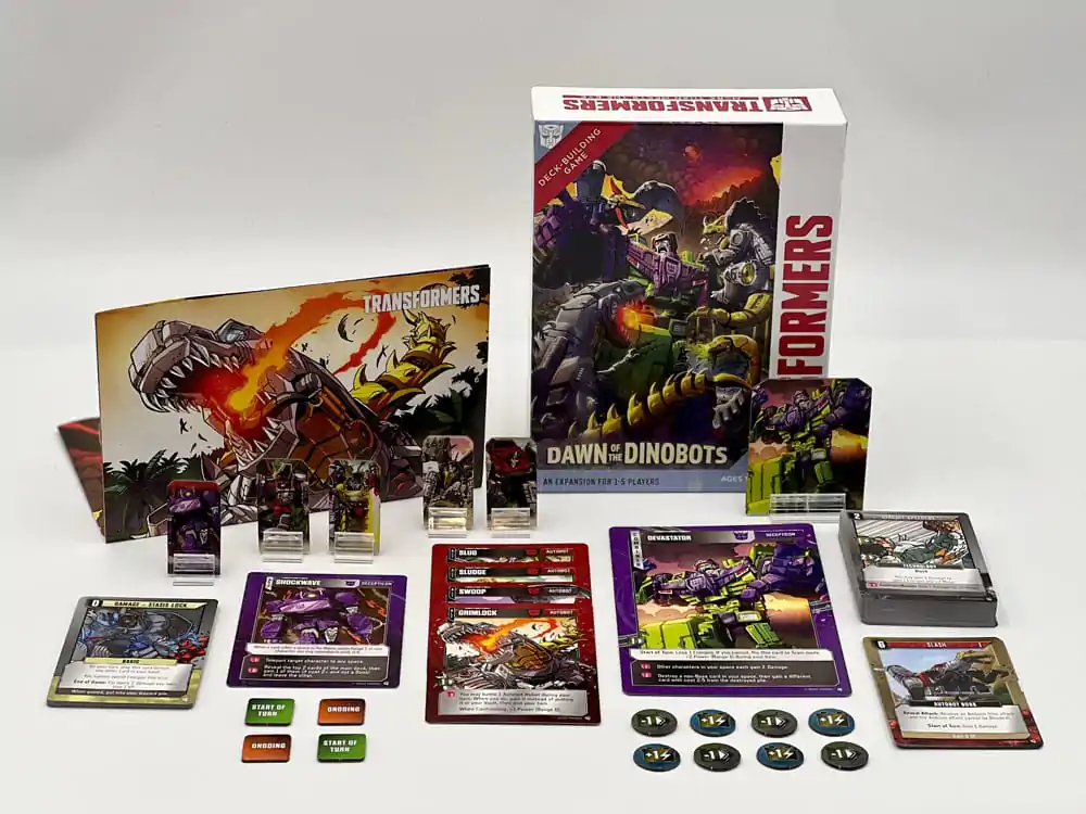 Transformers kártyajáték Deck-Building Dawn of the Dinobots Expansion *angol verzió* termékfotó