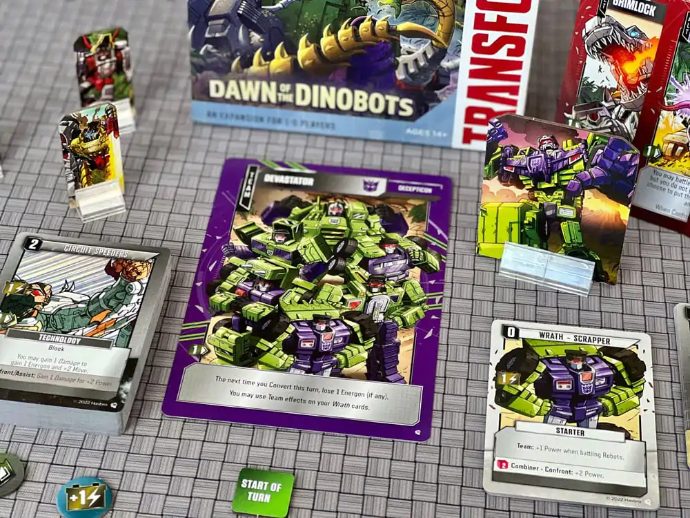 Transformers kártyajáték Deck-Building Dawn of the Dinobots Expansion *angol verzió* termékfotó