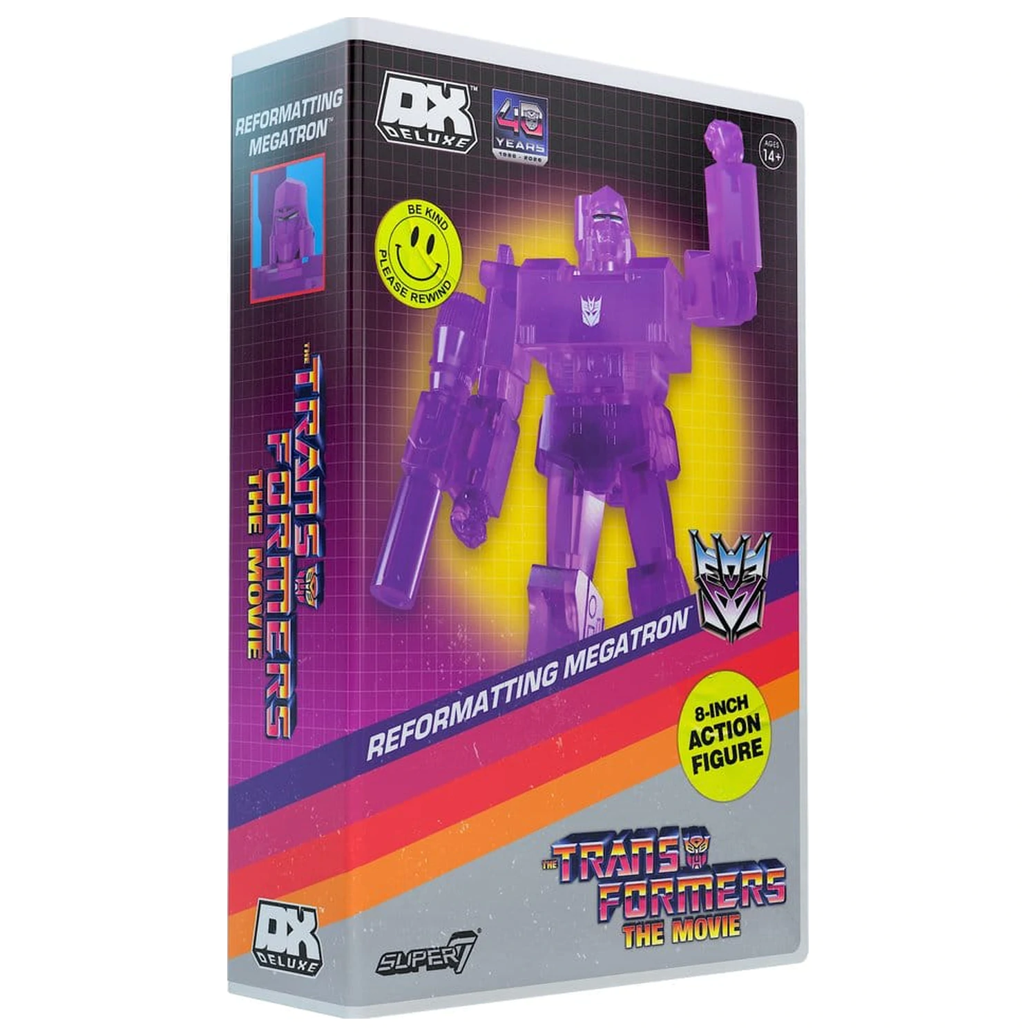 Transformers Deluxe akciófigura Wave 02 Reformatting Megatron (VHS, The Movie) termékfotó