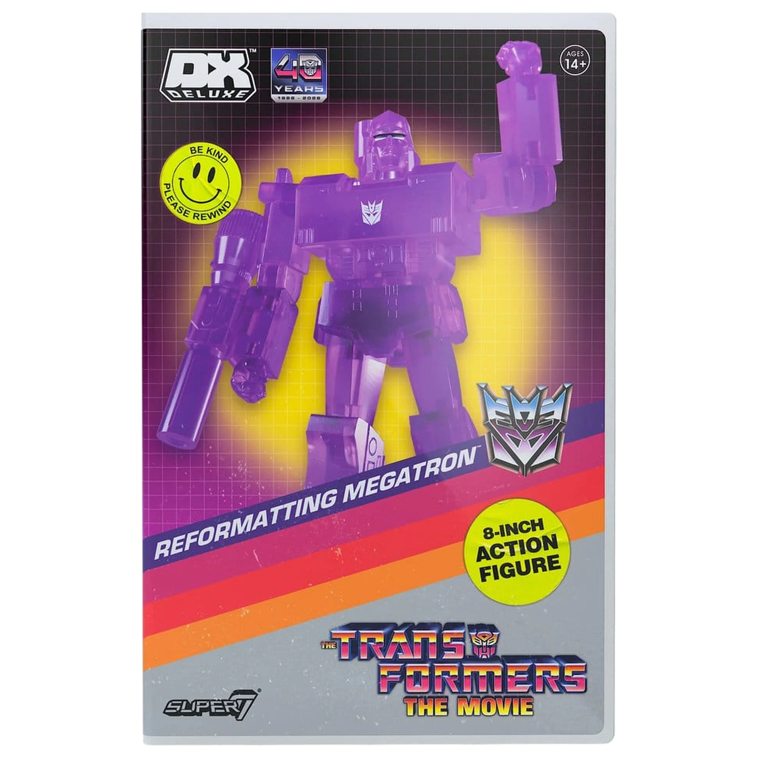 Transformers Deluxe akciófigura Wave 02 Reformatting Megatron (VHS, The Movie) termékfotó