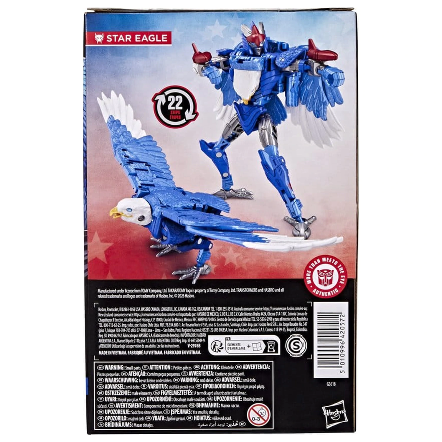 Transformers Deluxe Class Star Eagle akciófigura 11 cm termékfotó