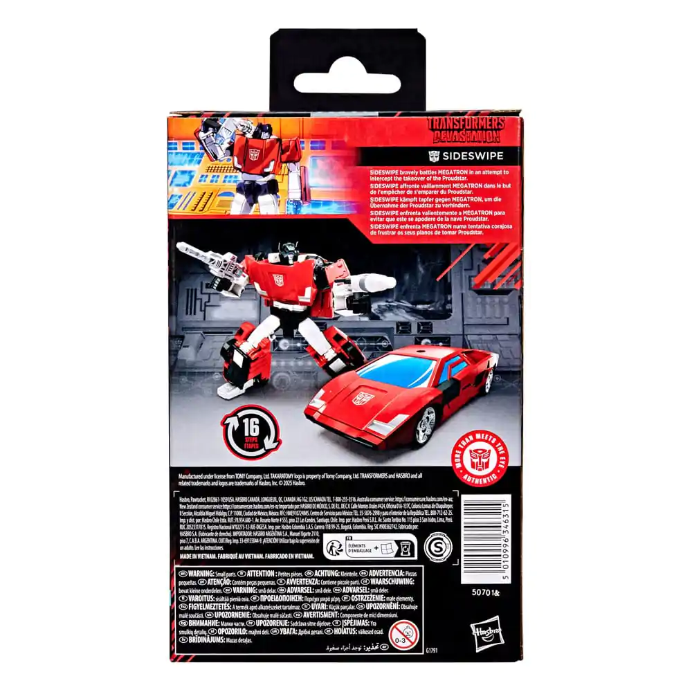 Transformers: Devastation Studio Series Deluxe Class Sideswipe akciófigura 11 cm termékfotó