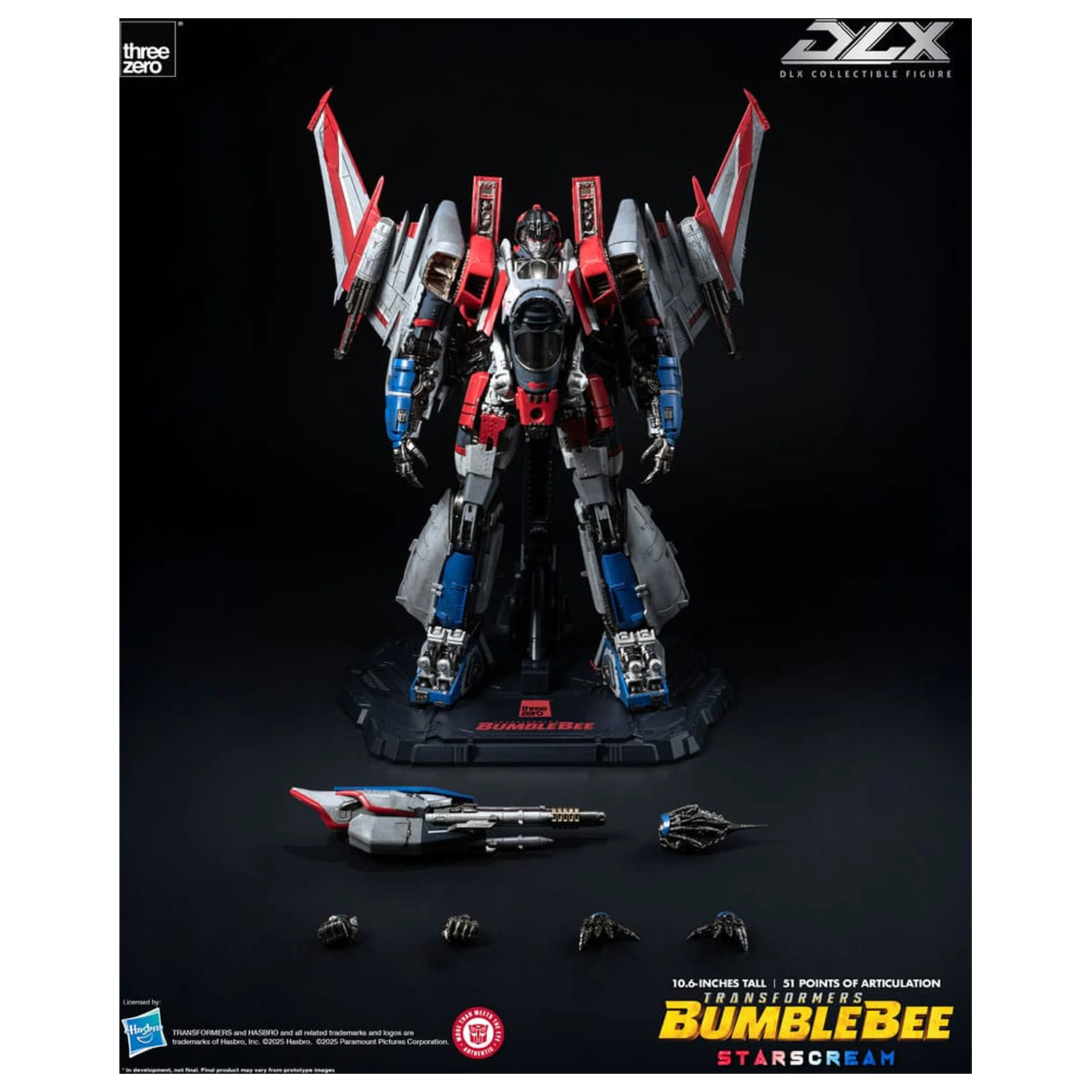 Transformers DLX akciófigura Starscream Bumblebee 27 cm  termékfotó