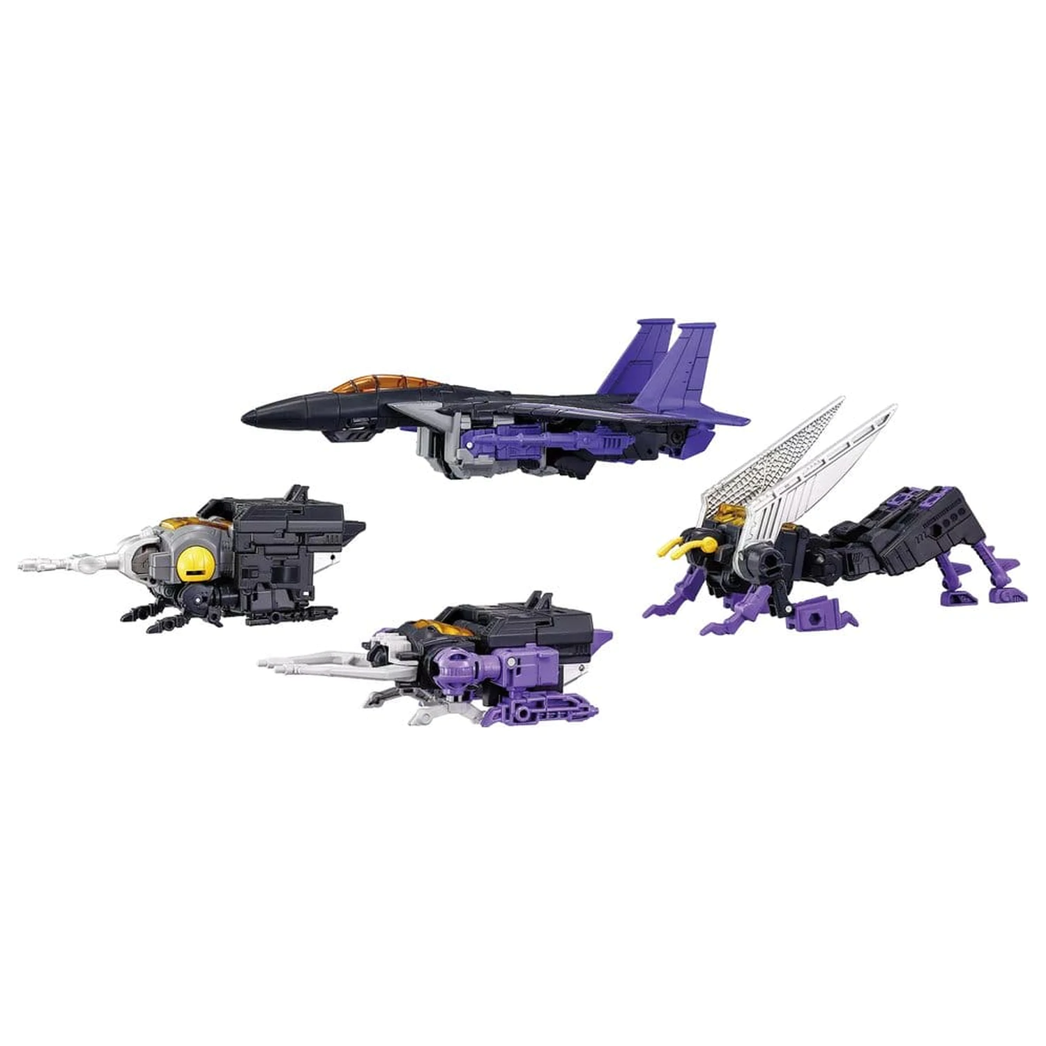Transformers Dramatic Capture Series Decepticons Part 2 4 db-os akciófigura csomag termékfotó
