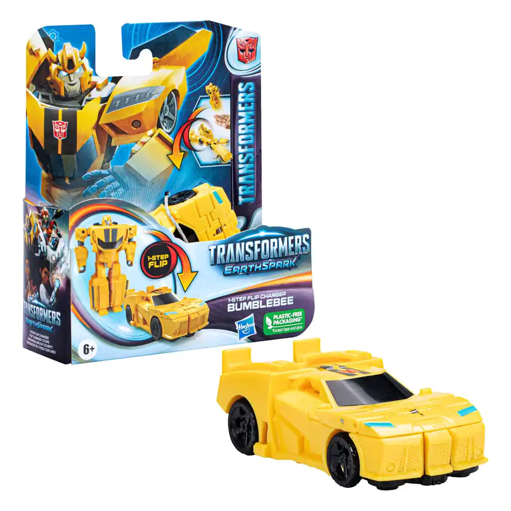 Transformers EarthSpark 1-Step Flip Changer Bumblebee akciófigura 10 cm termékfotó