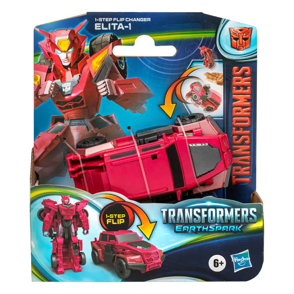 Transformers EarthSpark 1-Step Flip Changer Elita-1 akciófigura 10 cm termékfotó