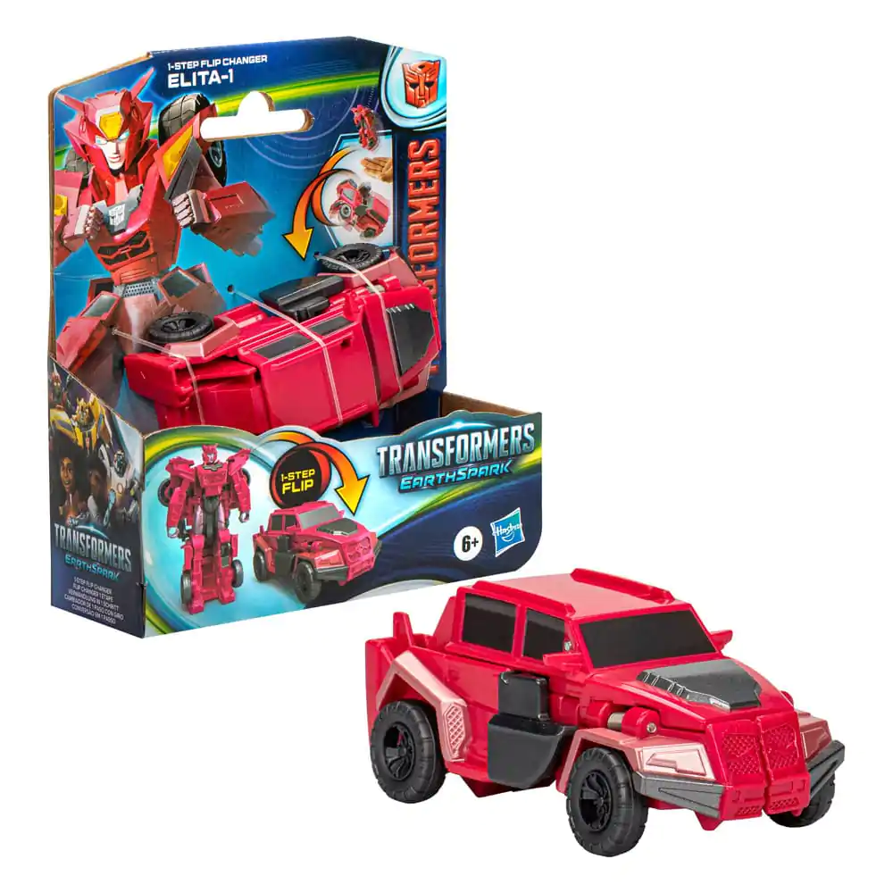 Transformers EarthSpark 1-Step Flip Changer Elita-1 akciófigura 10 cm termékfotó