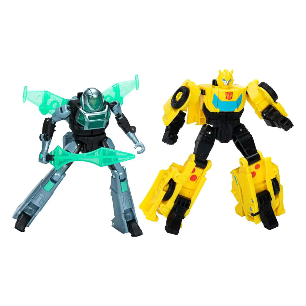 Transformers EarthSpark Cyber Combiner Bumblebee & Mo Malto 2 db-os akciófigura csomag 13 cm termékfotó