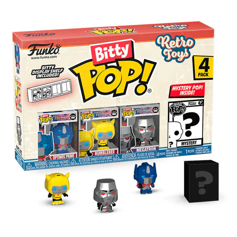 Transformers Funko Bitty POP! Vinyl figura 4 db-os csomag 2,5 cm termékfotó