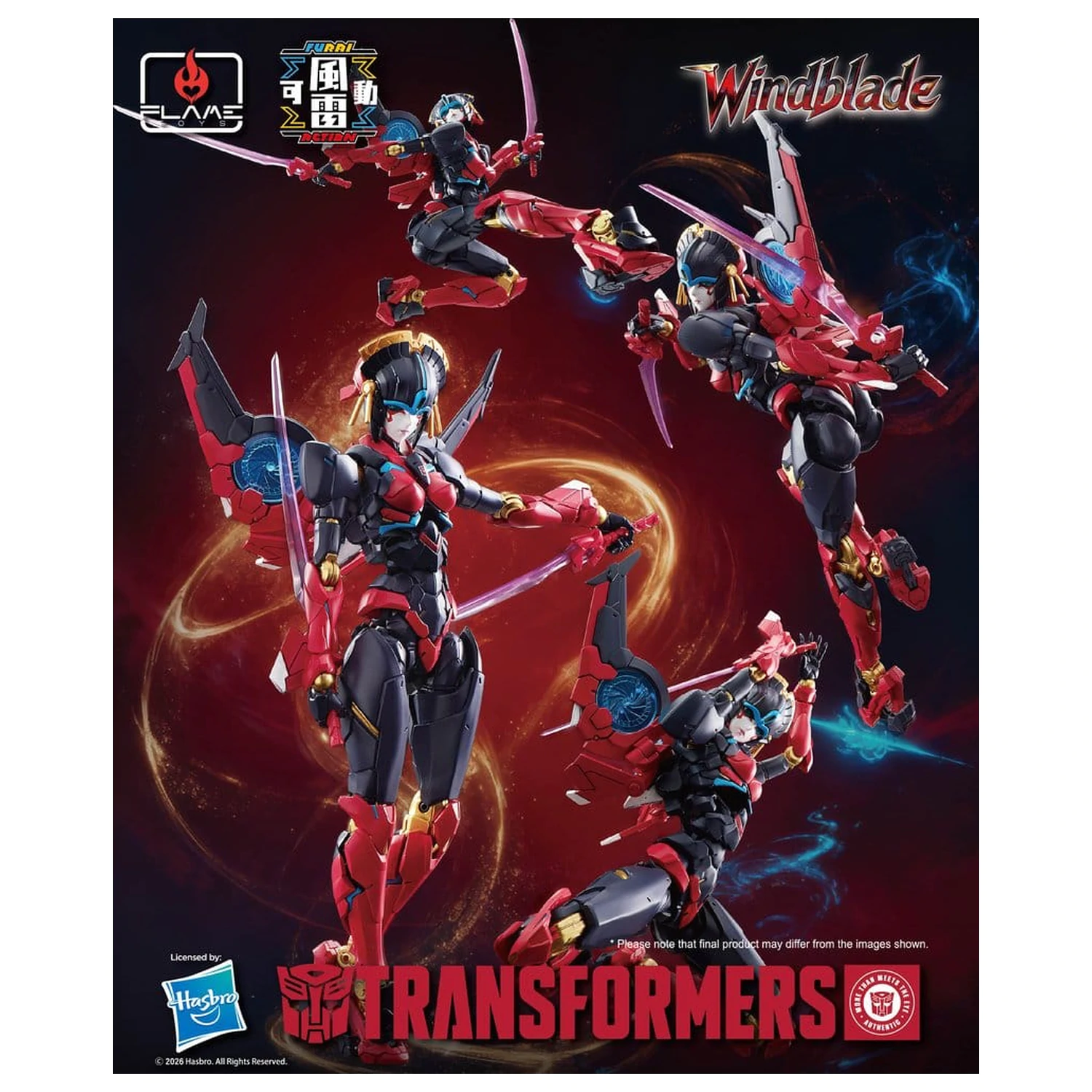 Transformers Furai Action akciófigura Windblade 16 cm   termékfotó