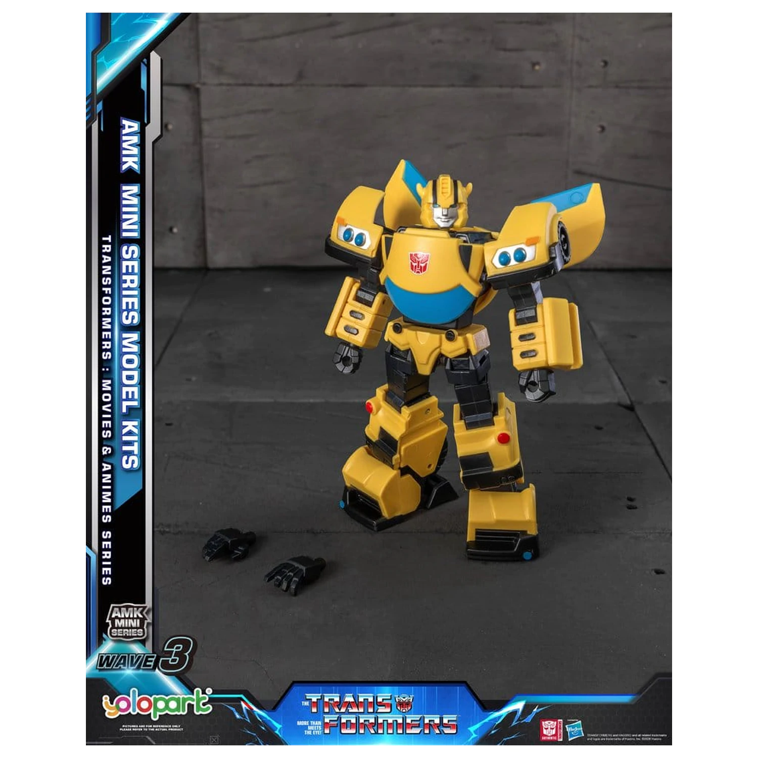 Transformers Generation One AMK Mini Series Wave 3 Bumblebee IDW Műanyag modell készlet 11 cm     termékfotó
