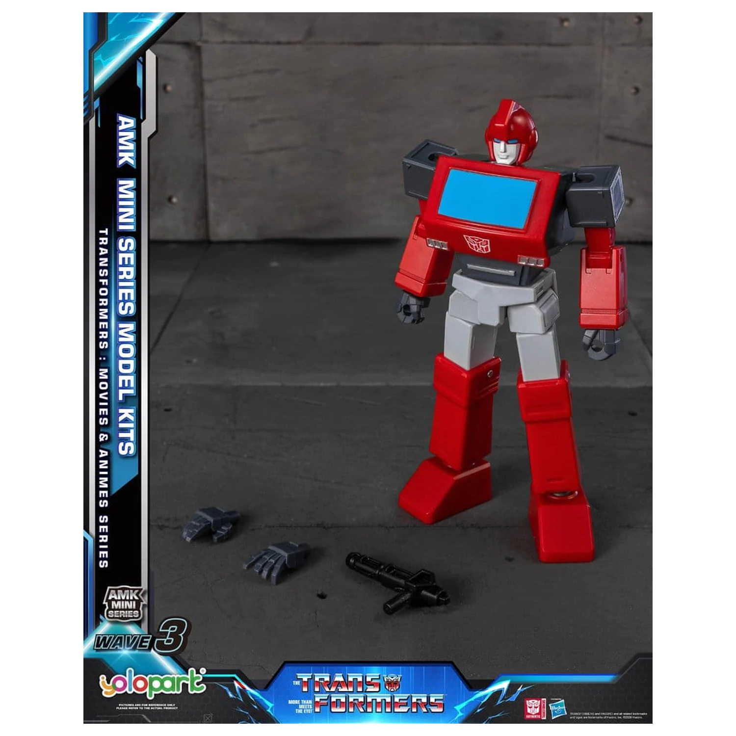 Transformers Generation One AMK Mini Series Wave 3 Ironhide G1 Műanyag modell készlet 11 cm     termékfotó