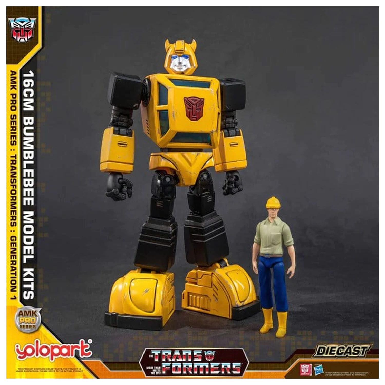Transformers: Generation One AMK PRO Series Bumblebee Műanyag modell készlet 16 cm termékfotó