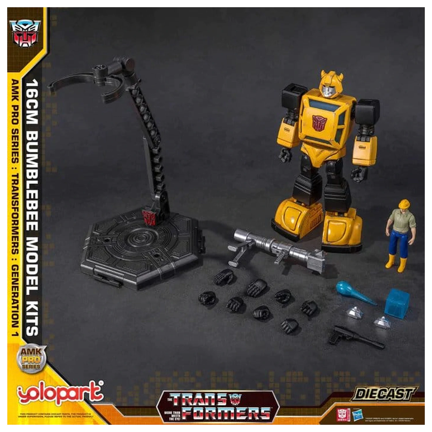 Transformers: Generation One AMK PRO Series Bumblebee Műanyag modell készlet 16 cm termékfotó